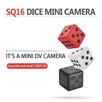 1080P HD Мини Камера Автомобилен Видеорекордер С Откриване на Движение Спортен DV Нощно Виждане Видео Dice Small Cam Micro Камери SQ16