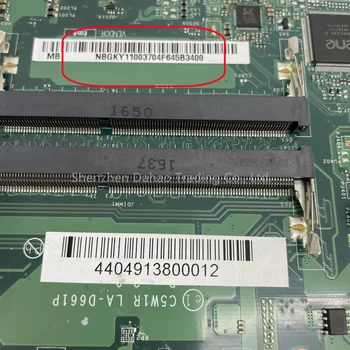 C5W1R LA-D661P NB.GKY11.003 NBGKY11003 За Acer Aspire ES1-523 дънна Платка на лаптоп с процесор на AMD E1-7010 Напълно изпитано DDR3