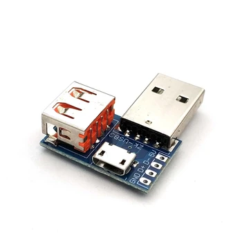 DC 5 В 2.54 мм Type-C, USB Конвертор и Стандартен USB конектор за връзка към Micro USB към Интерфейса 4P Конвертор Клеммный Адаптер Такса