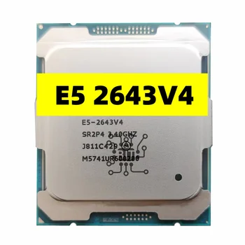 E5-2643V4 Оригинален Intel Xeon E5 2643V4 3,40 Ghz, 6-ядрени 20 MB SmartCache E5 2643 V4 FCLGA2011-3 TPD 135 W Безплатна доставка