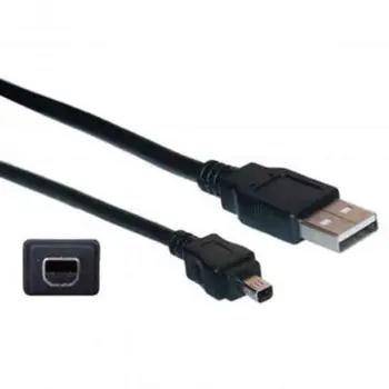 USB кабел 4-пинов Мини-Кабел за синхронизация на данни за фотоапарат Kodak Easyshare X6490 DX7440 DX7590 DX7630