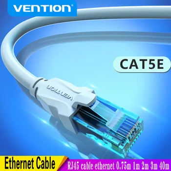 Vention Cat5e Ethernet UTP Кабел Lan Кабел Cat5 RJ45 ethernet кабел 0,75 m 1 m, 20 m За PC, PS2 Компютър Рутер Cat6 Интернет-Кабел