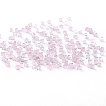 НОВИ Австрийските Кристални Мъниста Квадратна форма, Светло розово на цвят AB 100 бр 2 мм Австрийските Кубични Кристални Мъниста Чар Стъклени Свободни Мъниста Бижута, C-1