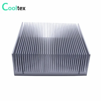 (Най-високата мощност) Алуминиев Радиатор Радиатор 125x125x45 мм за Електронно охлаждане охладител Led Усилвател на мощност