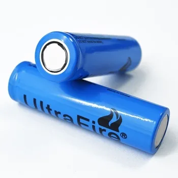 Нов 3,7 1800 mah 18650 литиево-йонна Акумулаторна Батерия с Остри глава с Висок капацитет За Батерии Фенерче + USB Зарядно Устройство