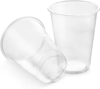 Пластмасови за еднократна употреба прозрачни трайни Чаша за Пиене с тегло 9 грама (100 гр), за Еднократна употреба Прозрачни Пластмасови Чаши За Чай и Кафе