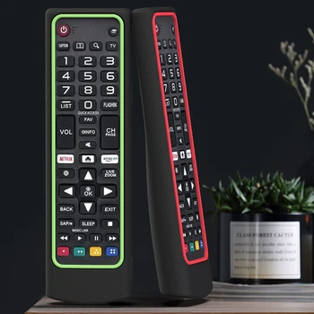 Силиконов Калъф с Дистанционно Управление за Smart LG TV Remote AKB75095307 AKB75375604 AKB75675304 устойчив на удари Защитен Калъф