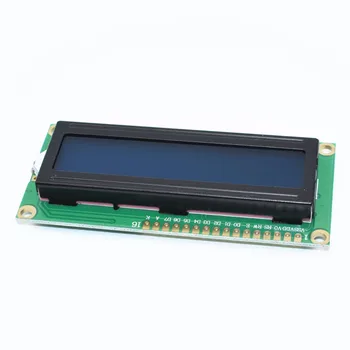 1 бр. модул LCD1602 1602 зелен екран 16x2 знаков LCD дисплей Модул. 1602 5 В зелен екран и бял код за arduino