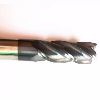 1 мм 4 Канали с ЦПУ твердосплавная бележка в слот машина метални фрезови инструменти с ЦПУ ножевой режещи инструменти dremel тренировка торцевая fresa