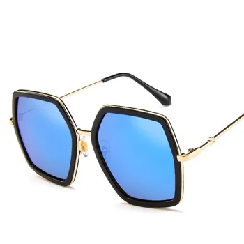 2022 НОВИ Големи Квадратни Слънчеви Очила Дамски Луксозни Маркови Дизайнерски Vintage Слънчеви Очила са Модерни Слънчеви Очила са В Голяма Рамка UV400