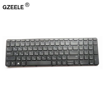 GZEELE Руска Клавиатура за HP ProBook 450 G3, 455 G3, 470 G3 650 G2 BG Черна клавиатура на лаптоп