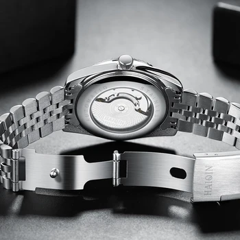 HAIQIN Автоматични механични Спортни висок клас Марка Мъжки часовници 2020 луксозни мъжки часовник водоустойчив часовник мъжки военни Zegarek męski