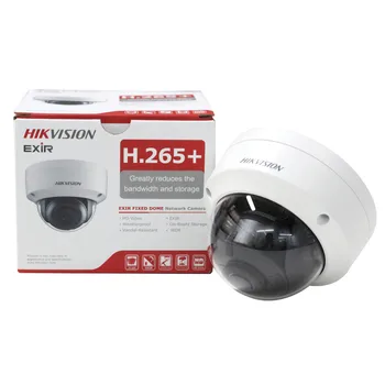 Hikvision Оригиналната мрежова камера DS-2CD2185FWD-IS 4K с фиксиран обектив от 2.8 мм, Разпознаване на лица, 8-мегапикселова IP камера за сигурност, Водоустойчив H. 265 +
