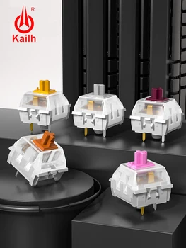 Kailh Превключва на Скорост САМ Механичен Прекъсвач Клавиатура MX RGB SMD 3Pin Осезаемо Линейно Счупване на Ключа S Треска Мед Розово Дебели Златни