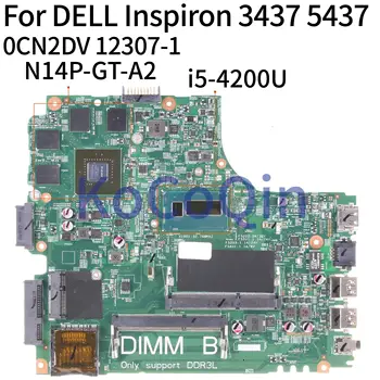 KoCoQin дънна Платка за лаптоп DELL Inspiron 14R 3437 5437 I5-4200U GT750M дънна Платка CN-0CN2DV 0CN2DV 12307-1 N14P-GT-A2 SR170