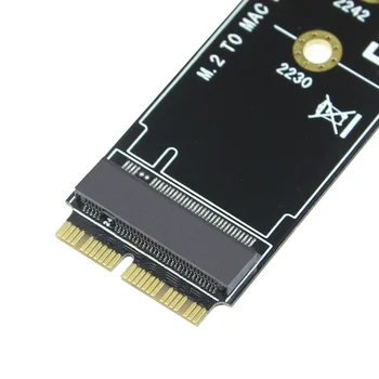 M ключ M. 2 PCIe AHCI SSD Адаптер за Карта за MACBOOK Air 2013 2017 A1465 A1466 Pro A1398 A1502 A1419 2230-2280 SSD