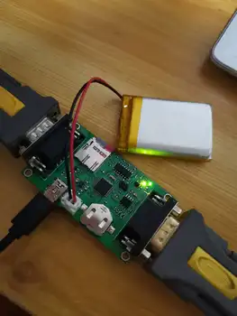 RS232 Записващо устройство Функция на монитора Сериен Записващо устройство Литиева батерия Захранва от USB Събиране на данни