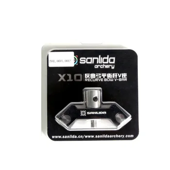 Sanlida X10 V-образен клин 40 ° или 45 ° 6061 Алуминий Извит Лък, Аксесоари за Стрелба с Лък на Лов
