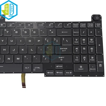 US Цветни RGB Клавиатура със задно Осветление За ASUS ROG Stirx G17 G713 G713Q G713QE G713QR 0KNR0-681FUS00 на Клавиатури за лаптопи с кристали keycaps
