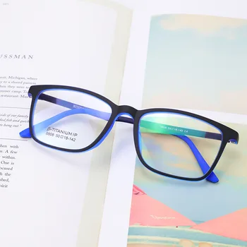 Vazrobe Очила За Четене, За Мъже, За Жени Анти Син Диоптъра Очила Рамки За Очила Мъжки Пълен Ръб Свръхлеки Титанови Точки Рецепта