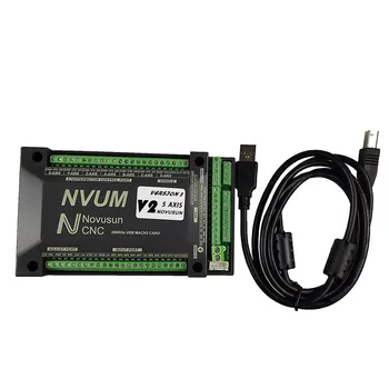 Безплатна доставка Mach3 такса управление на NVUMV2.1 200 khz USB 3 ос 4 ос 5 ос 6 аксиален контролер за движение с CNC контролер на двигателя