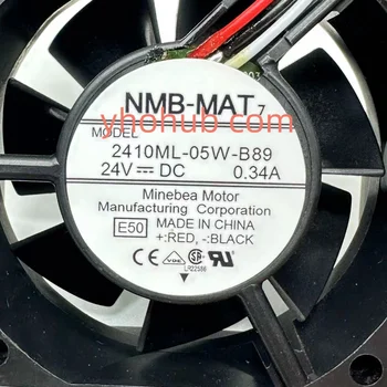 Вентилатор за охлаждане на сървъра NMB-MAT 2410ML-05W-B89 E50 DC 24V 0.34 A 60X60X25mm