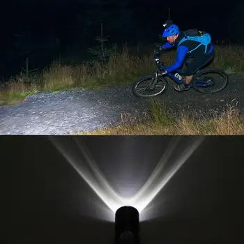 Военен T6 Силна Светлина от Факел Акумулаторна Фенерче LED Колоездене на Велосипед Светлина Скоба Открит Къмпинг Фенер на Кутията
