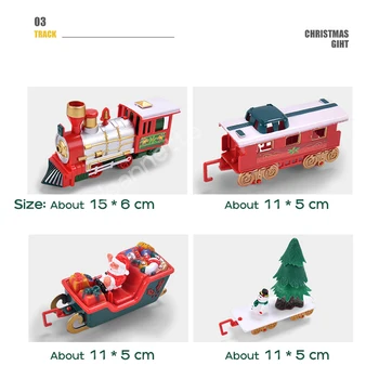 Електрически Влак, Определени Да Се Съберат На Железопътните Линии Играчки Декор Влак Подаръци За Рожден Ден, Играчки За Деца Подаръци За Рожден Ден, Коледни Подаръци