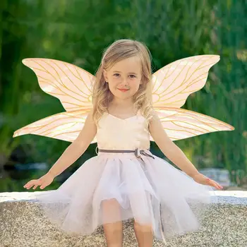 Крилата на Феята на Пеперудите, Блестящи Крила на Пеперуда, Крила Принцеса, Наряжающиеся Крило, Детски Костюми С Пеперуди За Момичета, Женски Cosplay