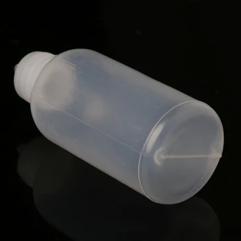 Лека бутилка-опаковка с обем 50 мл Подходящ за зареждане на лепила / лепила / силиконов / течности и масла