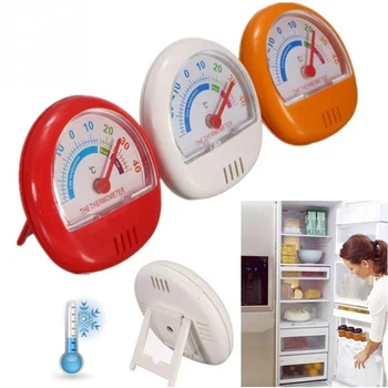 Мини Показалеца На Циферблата, Термометър За Хладилник 3 Цветове Напомнят Хладилник С Фризер, Кухненски Стаен Измерване На Температурата
