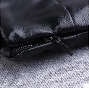 Най-новият Дамски Черна Пола, От изкуствена кожа, къси Панталони Големи размери, Пролетно-есенни Дамски Модни Кожени Шорти дантела M/4Xl J2687