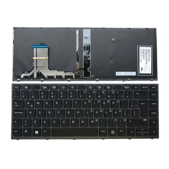 Нов GR LA Лаптоп Испанска Клавиатура С Подсветка За HP Zbook Studio G3 G4 PK131C42A17 841681-161 Подчертаване на Френската Клавиатура AZERTY